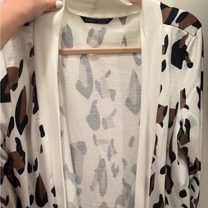 cheetah print sweater